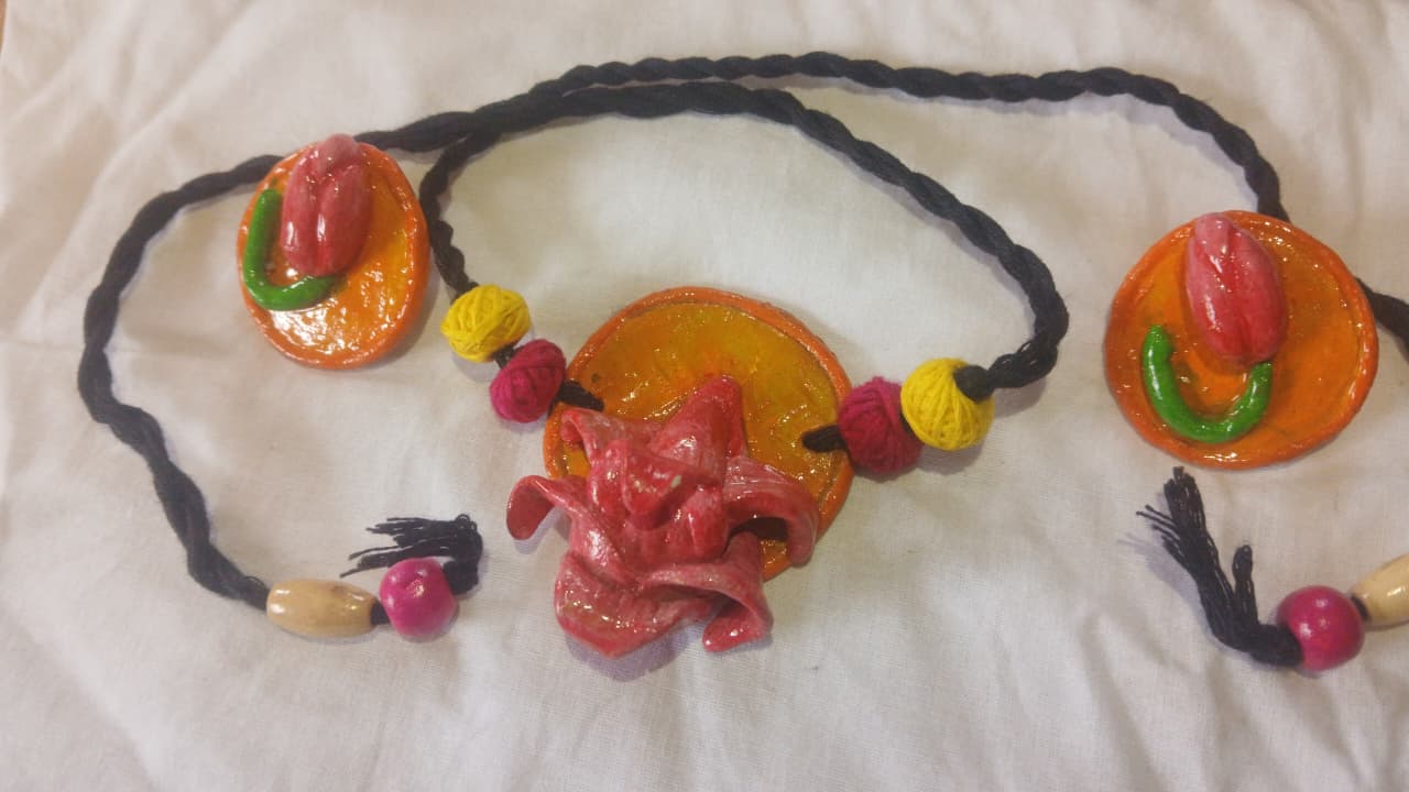Palash Phool Jewellery - Traditional style